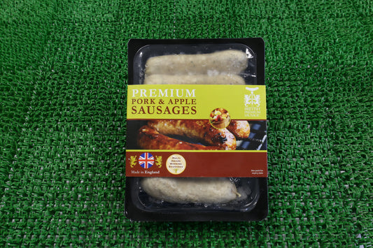 Sausage-BRITISH PREMIUM - Pork and Apple Sausage, 6 pieces