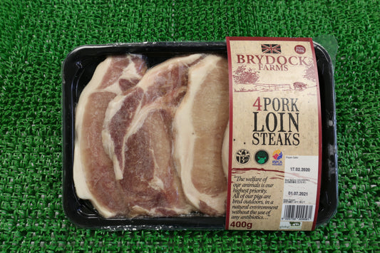 Pork BRYDOCK FARMS - Pork Loin Steaks, 4 pcs 400gm