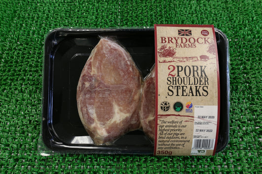 Pork BRYDOCK FARMS - Pork Shoulder Steaks, 2 pcs 350 gm