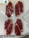 Beef Australian striploin yearling grass fed frozen 250 g