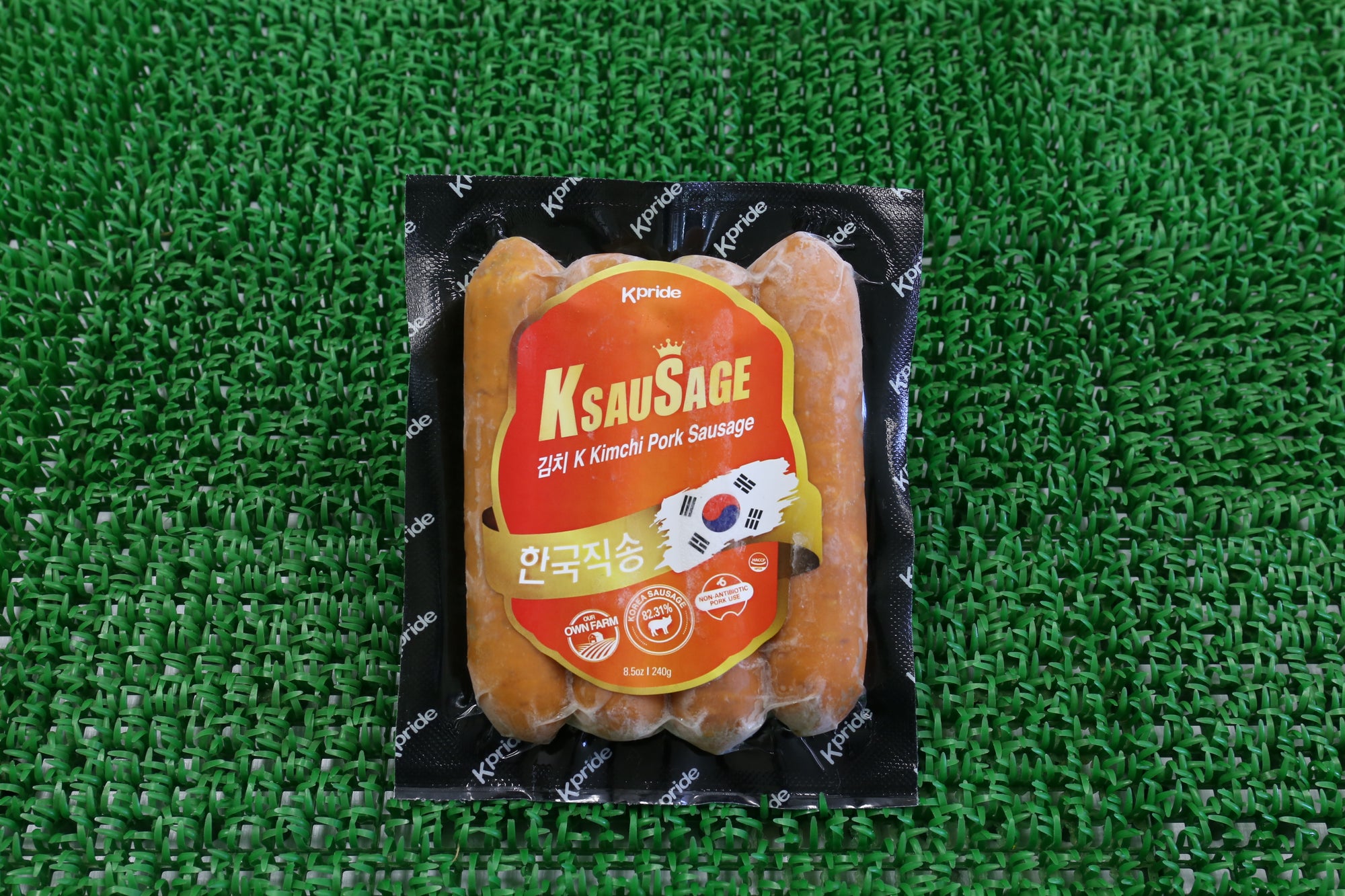 Korean Sausage KPRIDE - Kimchi Pork Sausage, 240gm